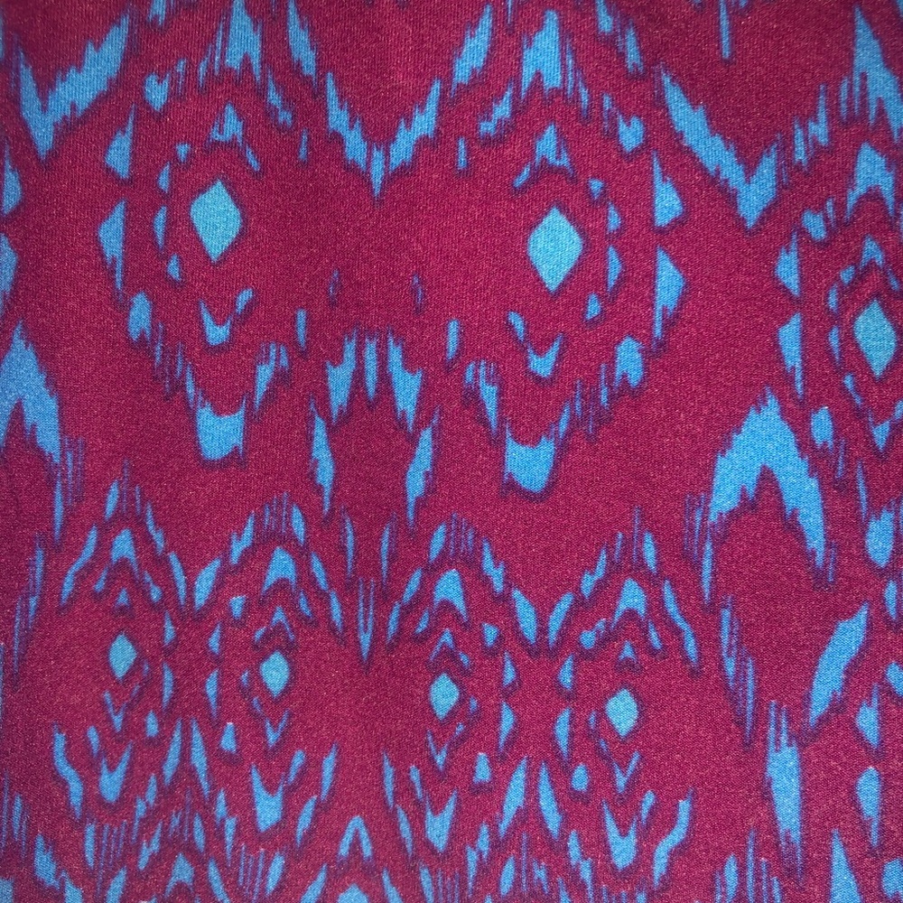 EUC Soft Leggings in Contrasting Purple and Blue